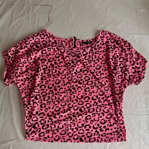 One Clothing Pink and Black Blouse XL